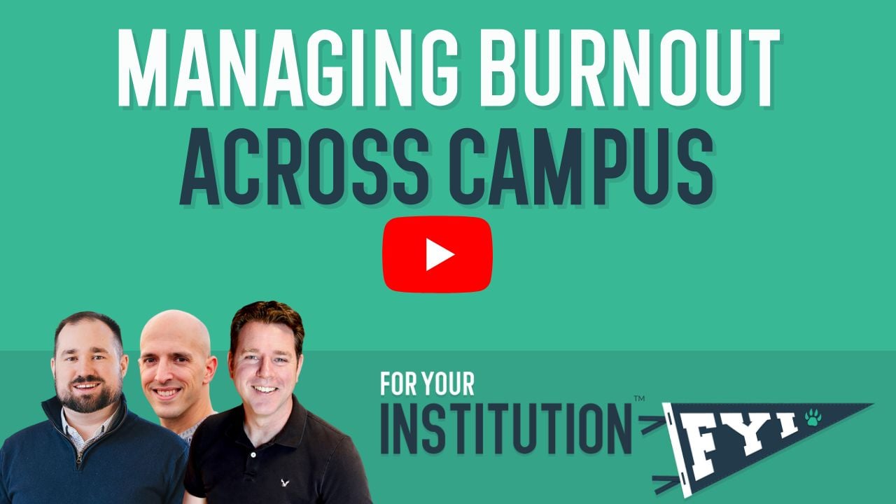 managing burnout across campus